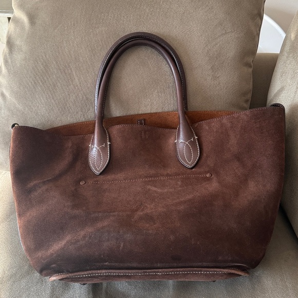 Ralph Lauren Suede Bellport Tote - Picture 3 of 7